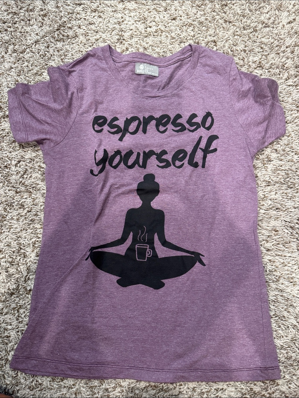Espresso Yourself Purple Graphic Tee - Women
